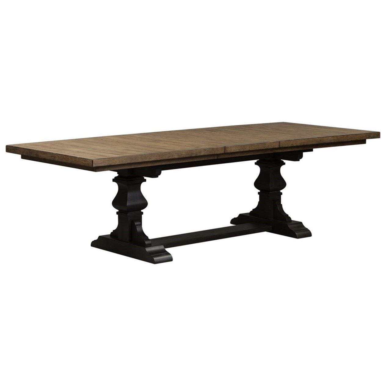 Harvest home deals chalkboard trestle table